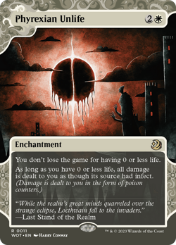 Phyrexian Unlife (REGULAR) x1 - MTG Wilds of Eldraine: Enchanting Tales WOT #11 - Image 1