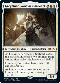 Greymond, Avacyn's Stalwart (REGULAR) x1 - MTG Universes Within SLX #18 - Image 1
