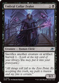 Umbral Collar Zealot (FOIL) x1 - MTG Edge of Eternities EOE #123 - Image 1
