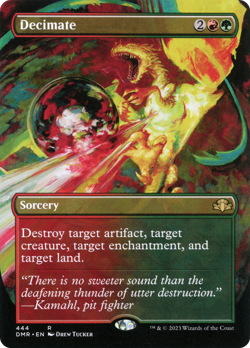 Decimate (FOIL) x1 - MTG Dominaria Remastered DMR #444 - Image 1