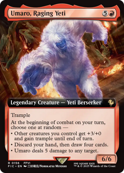Umaro, Raging Yeti (REGULAR) x1 - MTG Final Fantasy Commander FIC #156 - Image 1