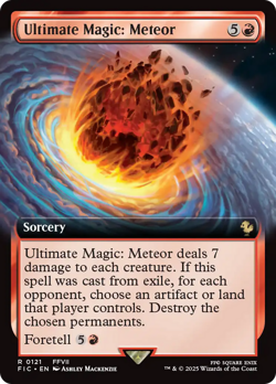Ultimate Magic: Meteor (REGULAR) x1 - MTG Final Fantasy Commander FIC #121 - Image 1