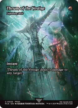 Lightning Bolt (REGULAR) x1 - MTG Final Fantasy: Through the Ages FCA #40 - Image 1