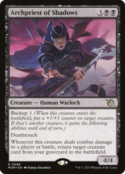 Archpriest of Shadows (FOIL) x1 - MTG March of the Machine MOM #89 - Image 1