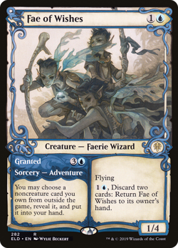 Fae of Wishes // Granted (FOIL) x1 - MTG Throne of Eldraine ELD #282 - Image 1