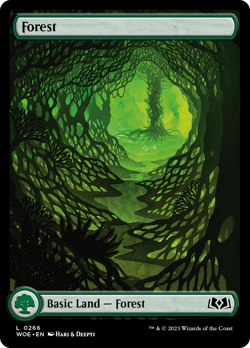 Forest (REGULAR) x1 - MTG Wilds of Eldraine WOE #266 - Image 1