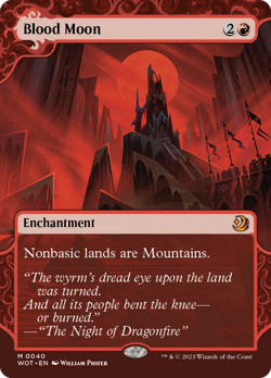 Blood Moon (REGULAR) x1 - MTG Wilds of Eldraine: Enchanting Tales WOT #40 - Image 1