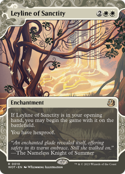 Leyline of Sanctity (REGULAR) x1 - MTG Enchanting Tales WOT #10 - Image 1