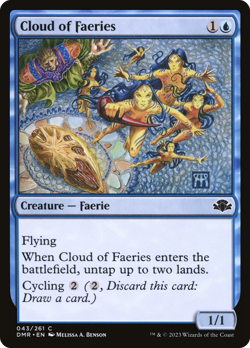 Cloud of Faeries (FOIL) x1 - MTG Dominaria Remastered DMR #43 - Image 1