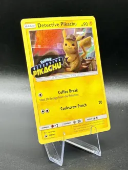 Detective Pikachu (Stamped) SM190 Promo Pokemon Sun & Moon Promo 2019 Holo LP - Image 1