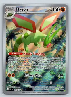 2025 Pokemon Phantasmal Flames Flygon Illustration Rare #101/094 - Image 1