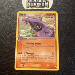 Pokemon - Arbok 13/101 Rare Non Holo EX Dragon Frontiers LP - Image 1