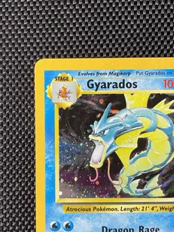 Gyarados 7/130 - Pokemon Base Set 2 Holo Rare Unlimited WOTC LP+ - Image 2