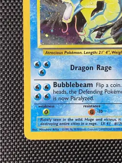 Gyarados 7/130 - Pokemon Base Set 2 Holo Rare Unlimited WOTC LP+ - Image 5