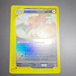 Pokemon Dragonite Expedition Base Set Reverse Holo Rare 100 HP 009/165 NM - Image 1