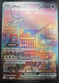 Pokemon TCG Mew EX 053 Scarlet & Violet Promo Holo Full Art NM Condition - Image 1