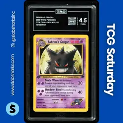 2000 POKEMON GYM CHALLENGE 1ST EDITION #29/132 SABRINA'S GENGAR TAG 4.5 - Image 1
