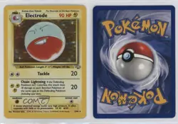Electrode Holo Pokemon Jungle #2 1999 - Image 3