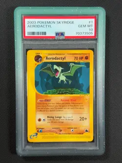 PSA 10 Aerodactyl 1/144 NON HOLO Pokemon Card WOTC Skyridge Non Holo GEM MINT - Image 1