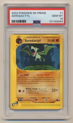 PSA 10 Pokemon Skyridge Rare Aerodactyl 1/144 GEM MINT Condition!! - Image 1