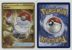 Hyper Rare - Switch Pokemon Scarlet & Violet 151 MEW #206 - Image 3