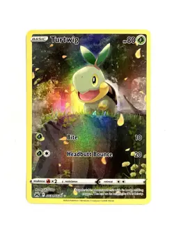 Turtwig GG31/GG70 Crown Zenith: Galarian Gallery Holo Ultra Rare Pokemon TCG NM - Image 1