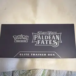Pokemon TCG Scarlet & Violet Paldean Fates Elite Trainer Box English Mimikyu - Image 2