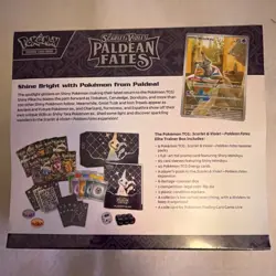 Pokemon TCG Scarlet & Violet Paldean Fates Elite Trainer Box English Mimikyu - Image 4