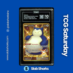 2021 POKEMON SWSH CHILLING REIGN SNORLAX GOLD SECRET RARE 224/198 TAG 10 - Image 1