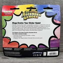 Pokemon TCG: Mega Evolution Ascended Heroes Tech Sticker Collection Gastly - Image 2