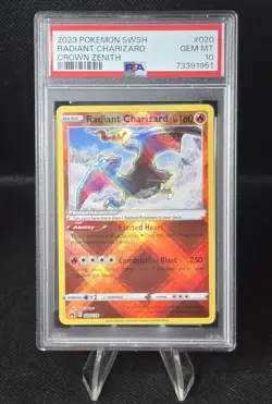 2023 Pokemon SWSH RADIANT CHARIZARD CROWN ZENITH PSA GEM MINT 10 - Image 1