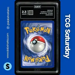 1999 POKEMON SHADOWLESS #2/102 BLASTOISE HOLO TAG 5.5 - Image 2