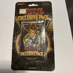 NEW 1996 Yugioh "Exclusive Pack" - Factory Sealed Blister Pack - Image 1