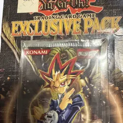 NEW 1996 Yugioh "Exclusive Pack" - Factory Sealed Blister Pack - Image 3