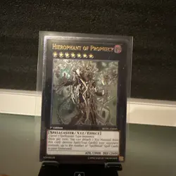 Yu-Gi-Oh! TCG Hierophant Of Prophecy Ultimate Rare 1st Edition REDU-EN045 - Image 1