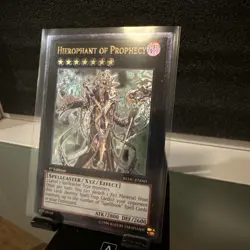 Yu-Gi-Oh! TCG Hierophant Of Prophecy Ultimate Rare 1st Edition REDU-EN045 - Image 3