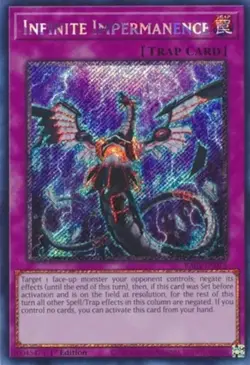 Yugioh! Infinite Impermanence - RA01-EN075 - Platinum Secret Rare - 1st Edition - Image 1