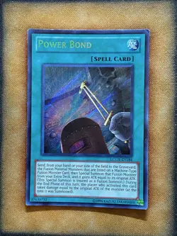 Yugioh Power Bond LCGX-EN184 Secret Rare LP - Image 1