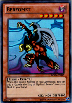 Berfomet - LCYW-EN045 - Super Rare - UNLIMITED Edition NM - YUGIOH - Image 1
