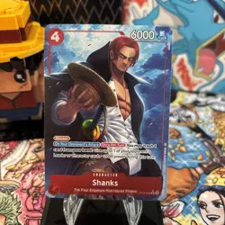 One Piece Legacy of the Master Shanks OP12-008 Alternate Alt Art Rare NM - Image 1