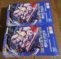 One Piece OP-14 The Azure Sea’s Seven Sleeved Booster Pack Lot of 20 Sealed ENG - Image 2