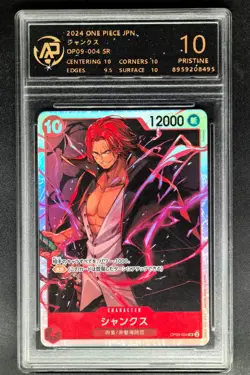 2024 ONE PIECE JPN. cards Shanks OP09-004 SR RPA 10 (SAME AS PSA 10) - Image 1