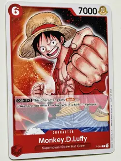 One Piece CCG - Monkey.D.Luffy (Promotion Pack 2023) P-001 English LP - Image 1