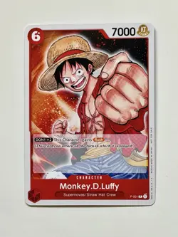 One Piece CCG - Monkey.D.Luffy (Promotion Pack 2023) P-001 English LP - Image 2