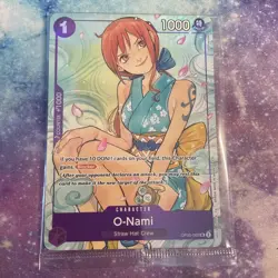 O-Nami OP05-062 SR Full Art Promo - One Piece Illustration Box Vol. 1 PROMO - - Image 1