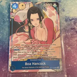 Boa Hancock ST17-004 SR Full Art Promo - One Piece Illustration Box Vol 1 SEALED - Image 1