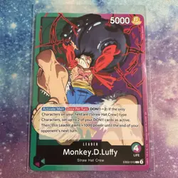 One Piece CG 4 Monkey D Luffy EB02-010 Extra Booster Anime 25th Leader! - Image 1
