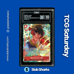 2025 ONE PIECE LEGACY OF THE MASTER MONKEY.D.LUFFY ALTERNATE ART OP12-015 TAG 10 - Image 1