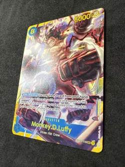 Monkey D Luffy OP11-118 SEC Learn Together One Piece English Secret Rare NO FOIL - Image 2
