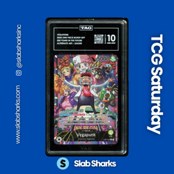 2024 ONE PIECE 500 YEARS IN THE FUTURE #OP07-097 VEGAPUNK ALTERNATE ART TAG 10 - Image 1